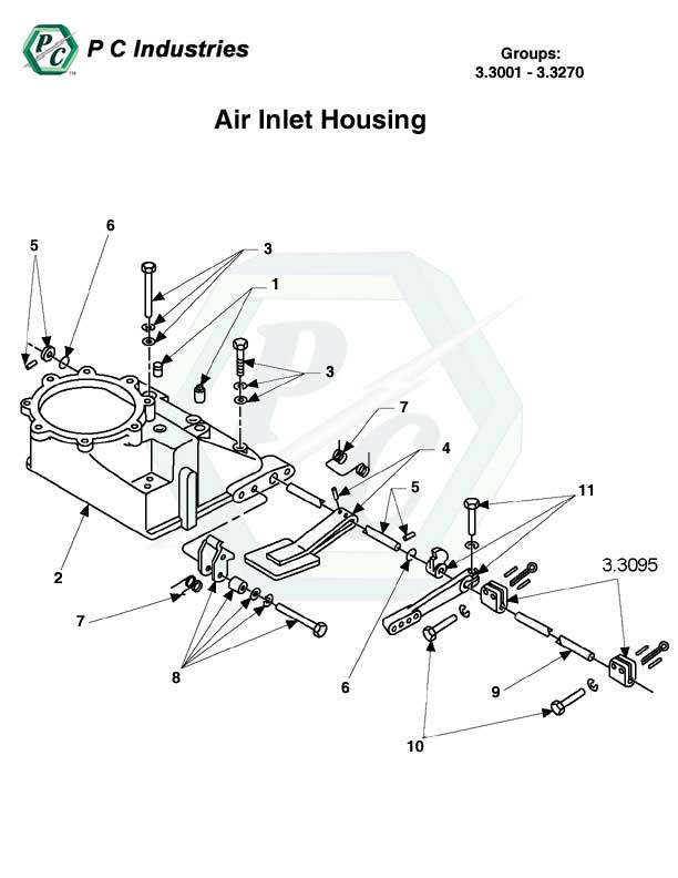 3.3001 - 3.2070 Air Inlet Housing.jpg - Diagram